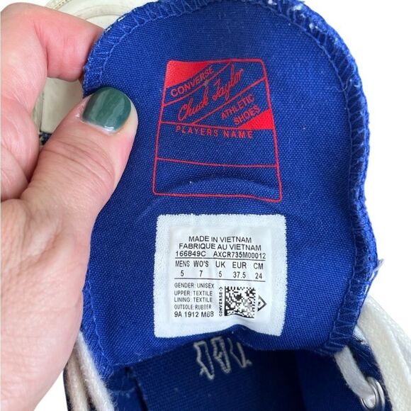 Converse Chuck 70 High Top Sneakers | Twisted Prep Plaid | Size 7 Women - Picture 4 of 14